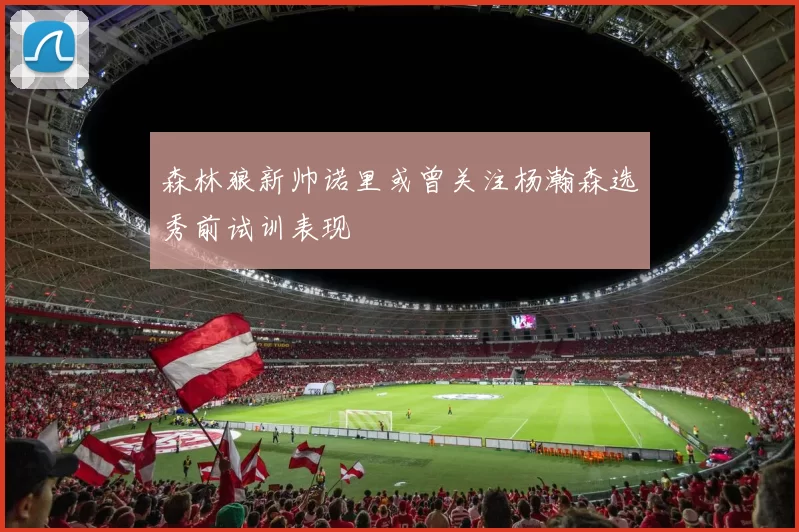 森林狼新帅诺里或曾关注杨瀚森选秀前试训表现